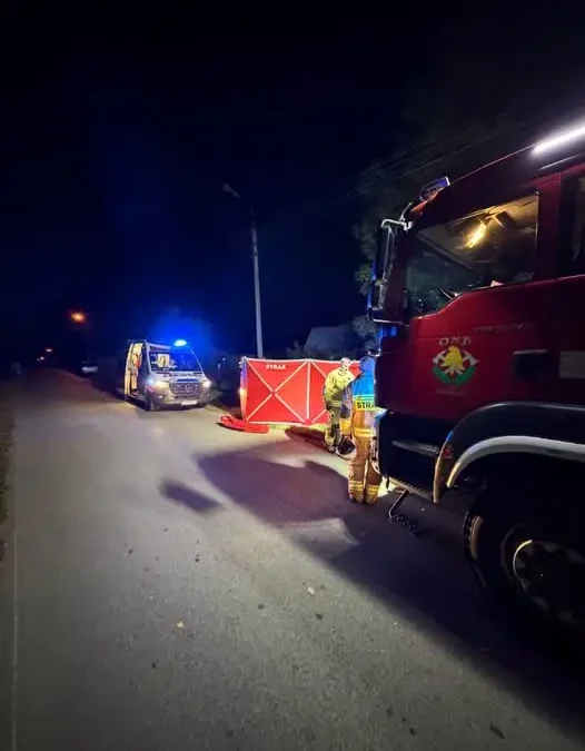 Tragiczne zdarzenie w Wólce. Strażacy i ratownicy walczyli o życie mieszkańca